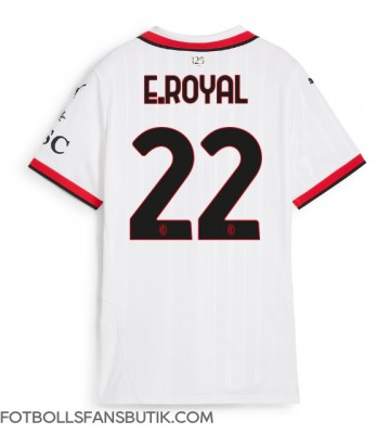 AC Milan Emerson Royal #22 Replika Bortatröja Damer 2024-25 Kortärmad